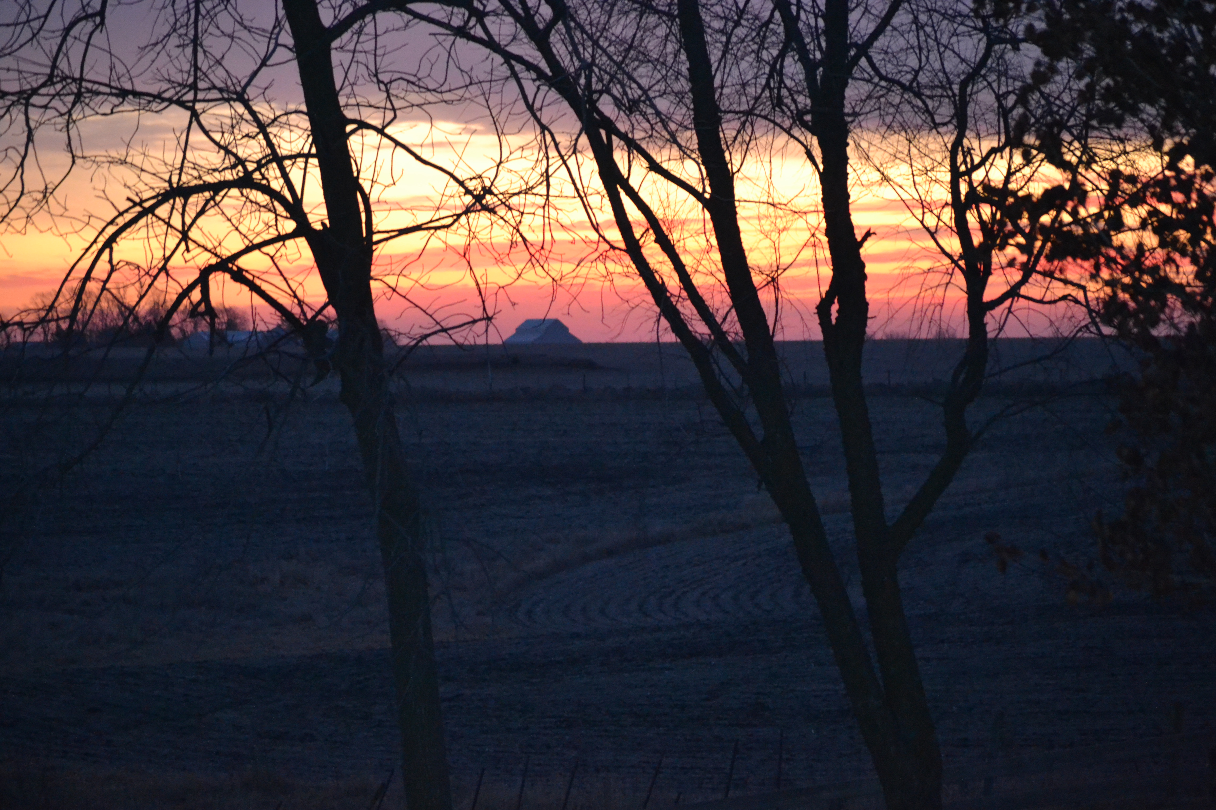 December Iowa Sunrise