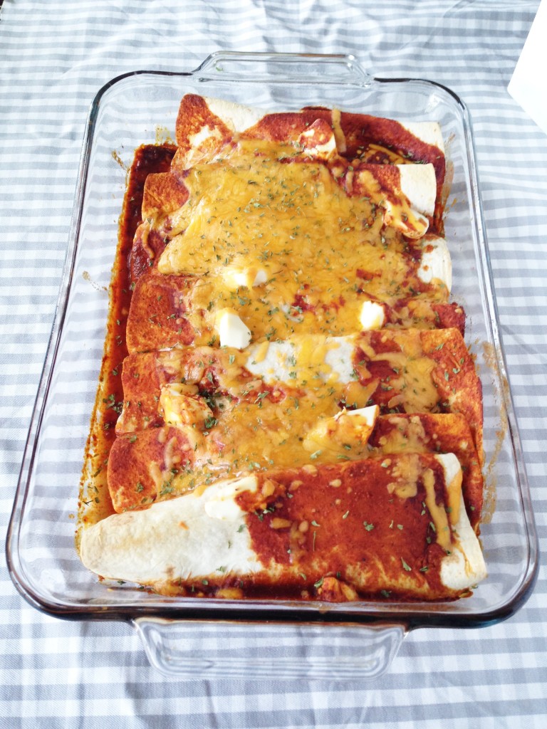 Simple Chicken Enchiladas
