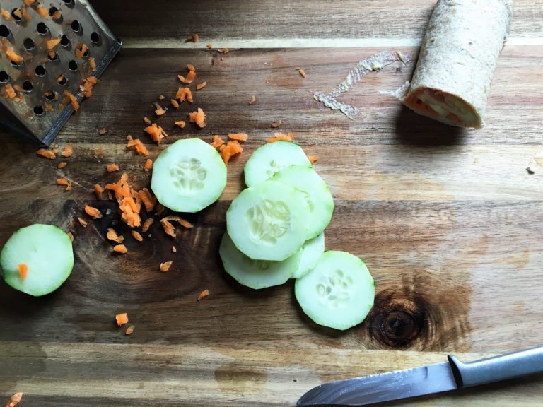 Hummus Veggie Wraps