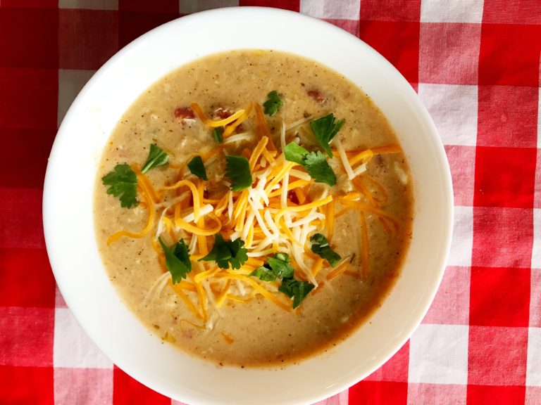 Keto Queso Chicken Soup